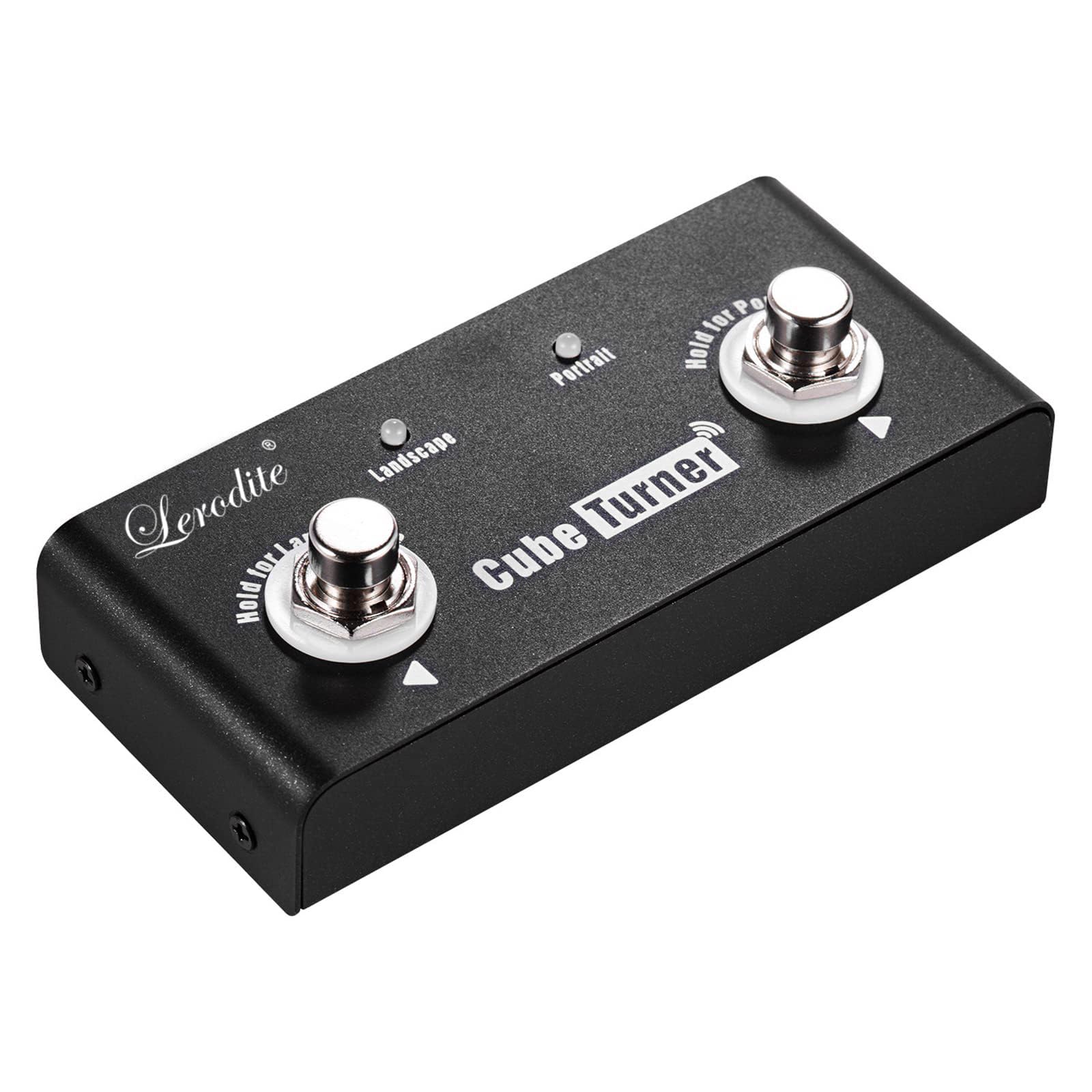 Lerodite Page Pedal Turner, External Pedal Controller,Music Score Control the Turning Function Page Up Page Down for Guitar Effect Pedal,Tablet,Mobile Phone