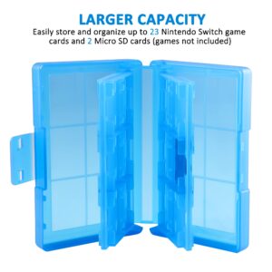 Xahpower Game Card Case Holder for Nintendo Switch, 24-in-1 Game Storage Case Compatible with Nintendo Switch/ Switch Lite/ Switch Oled Catridge Storage Box