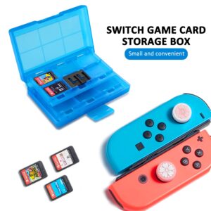 Xahpower Game Card Case Holder for Nintendo Switch, 24-in-1 Game Storage Case Compatible with Nintendo Switch/ Switch Lite/ Switch Oled Catridge Storage Box