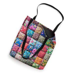 Pioneer Country Farm Gifts Traditional Patchwork Quilt Print Tote Bag