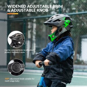 ROCKBROS Kids Bike Helmet Adjustable Detachable Full Face Bike Helmet for Children Bicycle, Skateboard, Scooter, Protective Gear