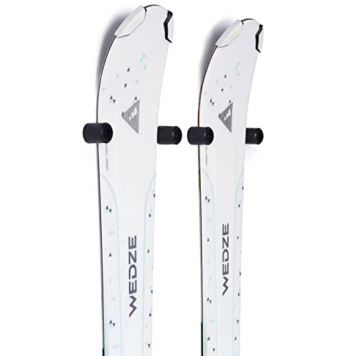 Arkorus [New] (8 x PCS) Ski Wall Mount, Ski Storage, Vertical Ski hanger Wall holder support Durable rack to safely store and display your Skis