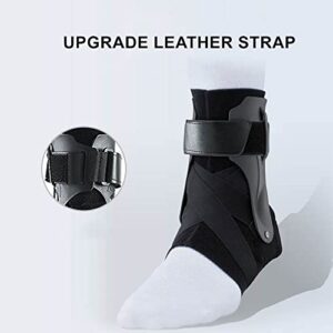 robots master Ankle Protector Sport Ankle Support Brace Sprains Injury Wrap Foot Guard Elastic Achilles Tendon Splint Strap Enkel Brace Soccer (Size : M)