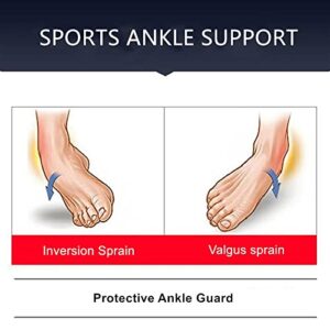 robots master Ankle Protector Sport Ankle Support Brace Sprains Injury Wrap Foot Guard Elastic Achilles Tendon Splint Strap Enkel Brace Soccer (Size : M)