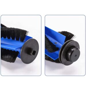 HsvrySa Replacement Parts Rolling Brush Compatible with Eufy RoboVac 11S, 15C, 30C, 12, 35C 15T, 11S MAX, 15C MAX, 30C MAX, G30 Robotic Vacuum Cleaner, 4 Pack Roller Brush with 1 Brush