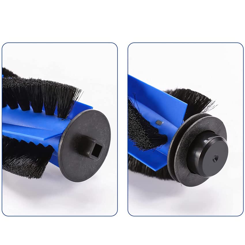 HsvrySa Replacement Parts Rolling Brush Compatible with Eufy RoboVac 11S, 15C, 30C, 12, 35C 15T, 11S MAX, 15C MAX, 30C MAX, G30 Robotic Vacuum Cleaner, 4 Pack Roller Brush with 1 Brush