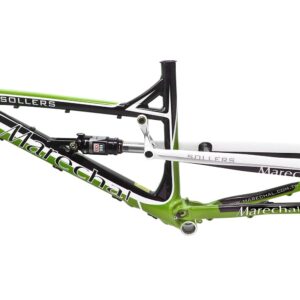 SwishTi Marechal Sollers Mountain Bicycle Bike Frame for All Mountain/Enduro/Free Ride use w/Rockshox Shock in 26"/27.5" (Green, 27.5")