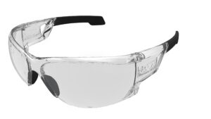 mechanix wear: vision type-n safety glasses with advanced anti fog, scratch resistant, rimless lens, protective eyewear, one size fits all, for indoor & outdoor use (clear lens)