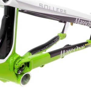 SwishTi Marechal Sollers Mountain Bicycle Bike Frame for All Mountain/Enduro/Free Ride use w/Rockshox Shock in 26"/27.5" (Green, 27.5")