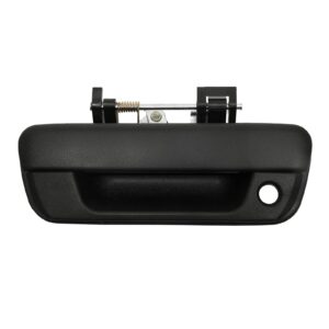 Tailgate Door Handle, Compatible with 2004-2012 Chevy Colorado & GMC Canyon & Isuzu i-280 / i-290 / i-350 / i-370, Exterior Rear w/ Keyhole | Replace# 80584, GM1915118 Tail gate Liftgate Latch Lock