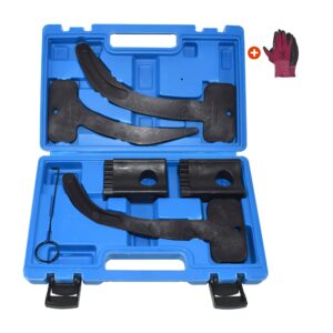 Yuesstloo Camshaft Phaser Timing Chain Lock Tool Kit, Replace 10200A, 10202A, 10369A Compatible with VW Chrysler Jeep Dodge Grand Cherokee Wrangler 3.6L Engine, with Case and Gloves