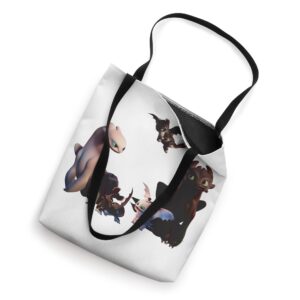 How to Train Your Dragon 3: Night Fury Family Tote Bag