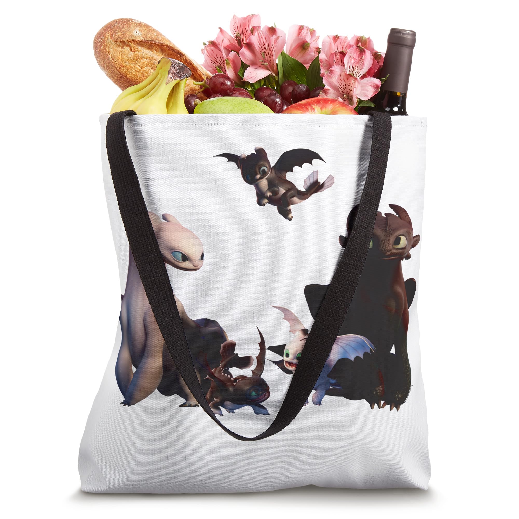 How to Train Your Dragon 3: Night Fury Family Tote Bag