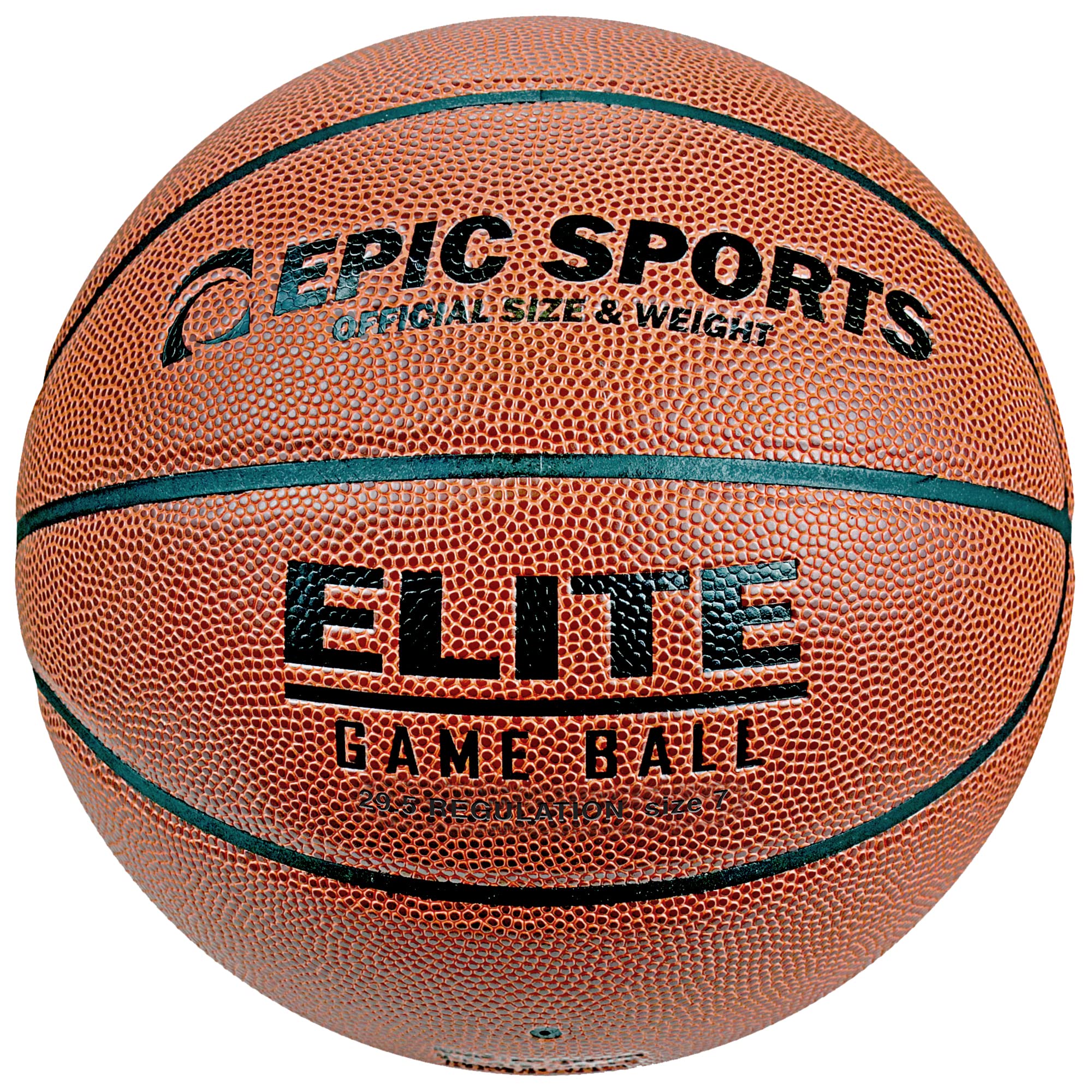 Epic Performance Composite Max-Grip Indoor Brown Basketball 6-28.5" (Intermediate)