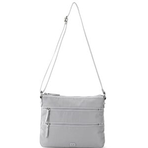 The Sak womens Esperato Recycled Nylon Crossbody, Light Grey, One Size US