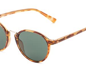 Foster Grant Sun Luv Summer of Love Round Sunglasses, Tortoise, 51mm