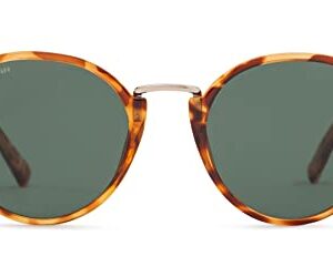 Foster Grant Sun Luv Summer of Love Round Sunglasses, Tortoise, 51mm