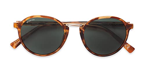 Foster Grant Sun Luv Summer of Love Round Sunglasses, Tortoise, 51mm