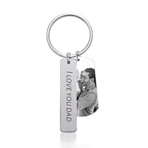 Valentine Day Gifts Personalized Keychain - Drive Safe I Need You Here With Me Custom Keychain Valentine Day Gifts for him, Silver, One Size