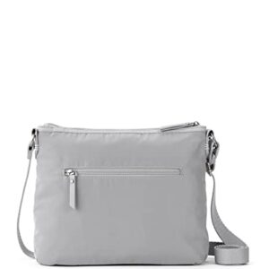 The Sak womens Esperato Recycled Nylon Crossbody, Light Grey, One Size US