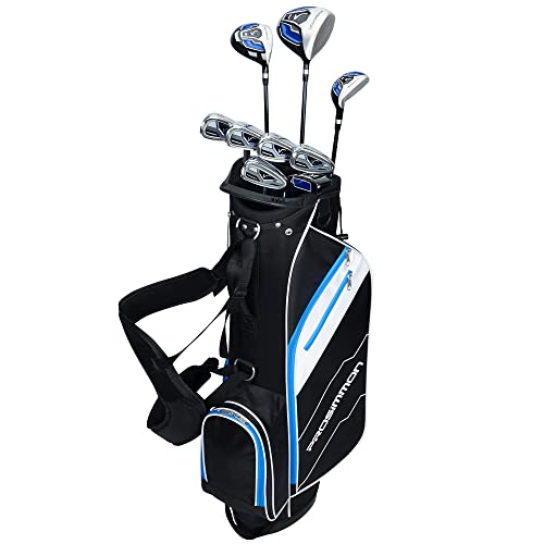 PROSiMMON Golf V7 Mens Golf Clubs Set + Bag, Right Hand, Graphite/Steel Shaft, Regular