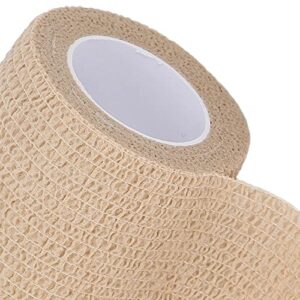 Cohesive Bandage, Self Adhesive Bandage 3 Inch X 5 Yards Breathable for Wrist Sprains for Sports Injury