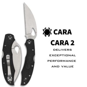 Spyderco Byrd Cara Cara 2 Wharncliffe Folding Knife (PlainEdge)