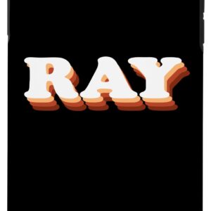 iPhone XS Max Ray Family Name Outfit Personalized Last Name Vacation Case