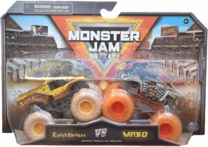 monsterjam earth shaker vs max d - double pack