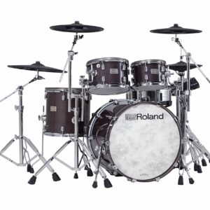 Roland VAD706GE V-Drums Acoustic Design Electronic Drum Set - Gloss Ebony