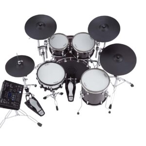 Roland VAD706GE V-Drums Acoustic Design Electronic Drum Set - Gloss Ebony