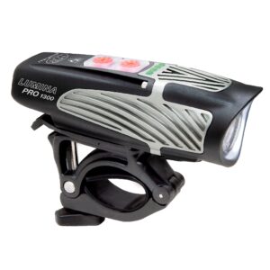 niterider lumina pro 1300 w/nitelink rechargeable mtb road commuter bike light powerful lumens water resistant bicycle headlight led front light easy to install cycling safety