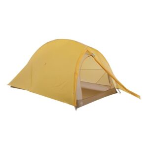 big agnes fly creek hv ul bikepack - bikepack solution dye-packing tent, 2 person (yellow/greige)