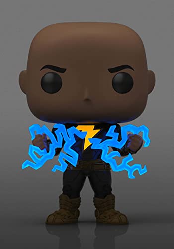 Funko Pop! Movies: Black Adam - Black Adam No Cape with Lighting Chest - Chance of Chase, Multicolor, Standard, 64189