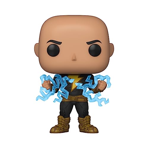 Funko Pop! Movies: Black Adam - Black Adam No Cape with Lighting Chest - Chance of Chase, Multicolor, Standard, 64189