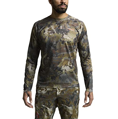 SITKA Gear Men's Hunting Core Lightweight Crew Long Sleeve Shirt, Waterfowl Timber, XX-Large