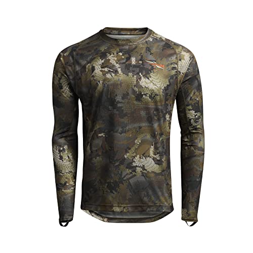 SITKA Gear Men's Hunting Core Lightweight Crew Long Sleeve Shirt, Waterfowl Timber, XX-Large