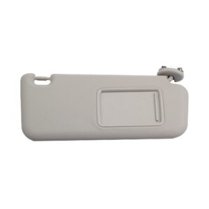 Dasbecan Front Right Passenger Sun Visor Gray Compatible with Toyota RAV4 2006 2007 2008 2009 2010 2011 2012 2013 Replaces# 74310-42452-B2