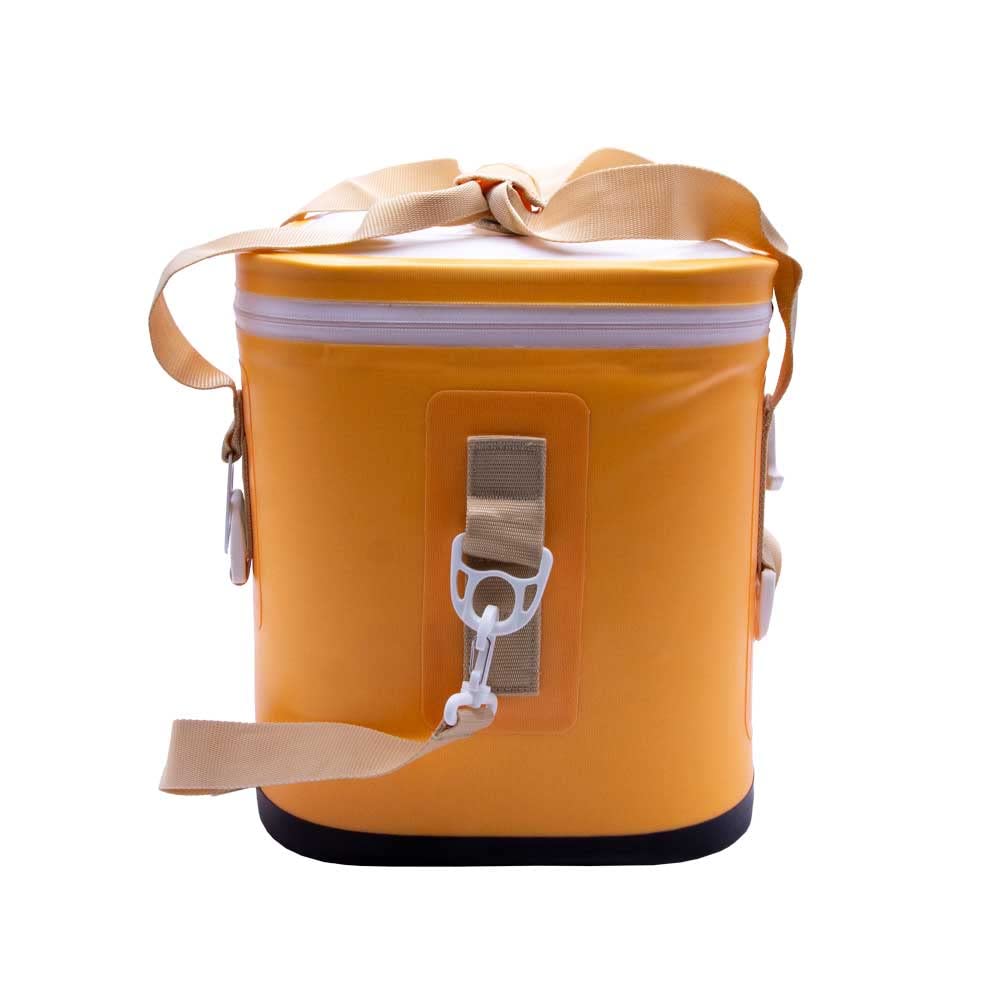 YUKON OUTFITTERS Camping Hiking Outdoor Leak Proof 30 Can Tech Cooler, Orange Sherbet