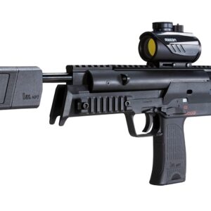 Umarex HK Heckler & Koch MP7 .177 Caliber Pellet Gun Air Rifle, Black