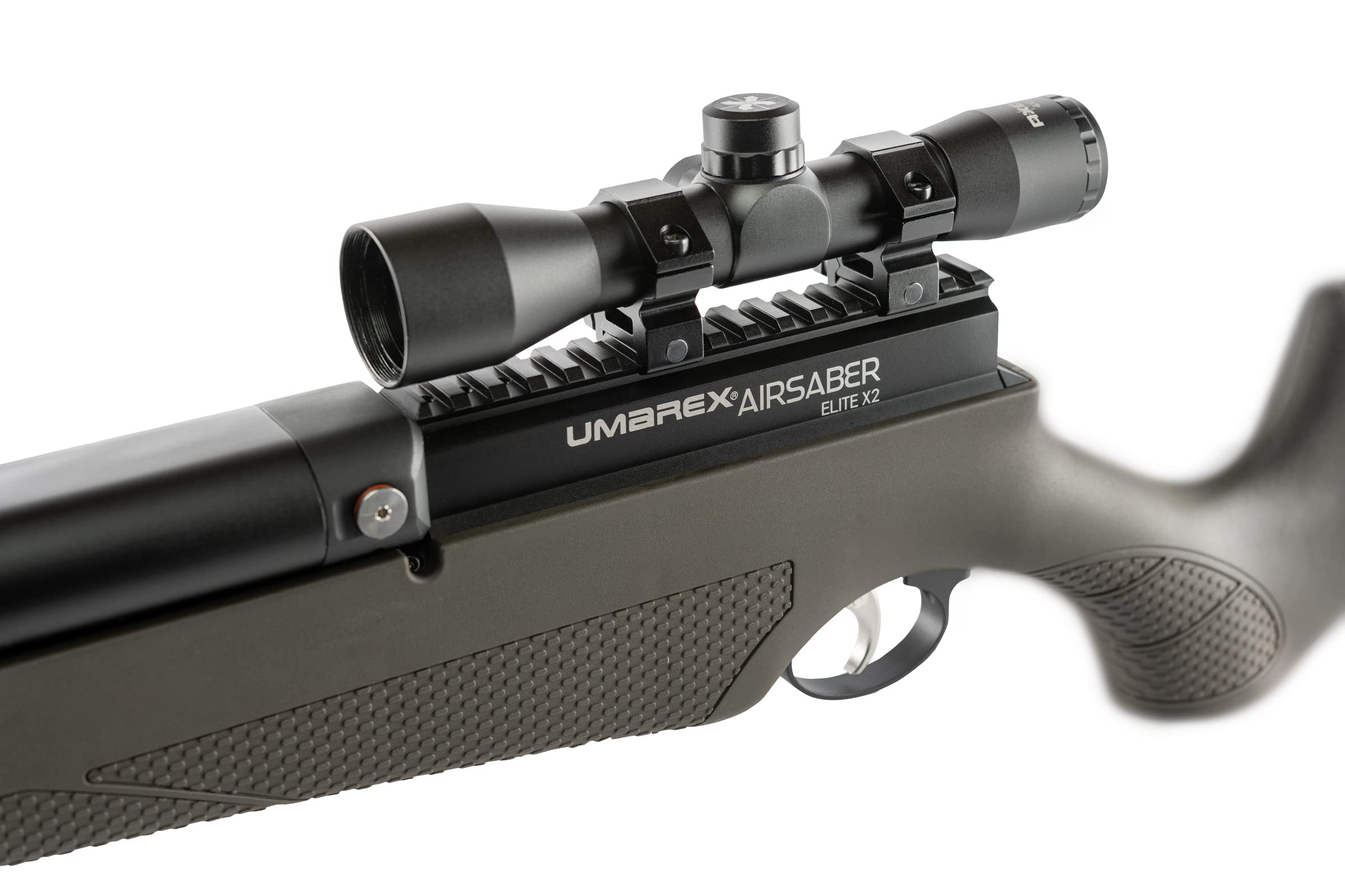 Umarex AirSaber Elite X2 Double Barrel PCP-Powered Arrow Gun Air Rifle, Includes 3 Carbon Fiber Arrows