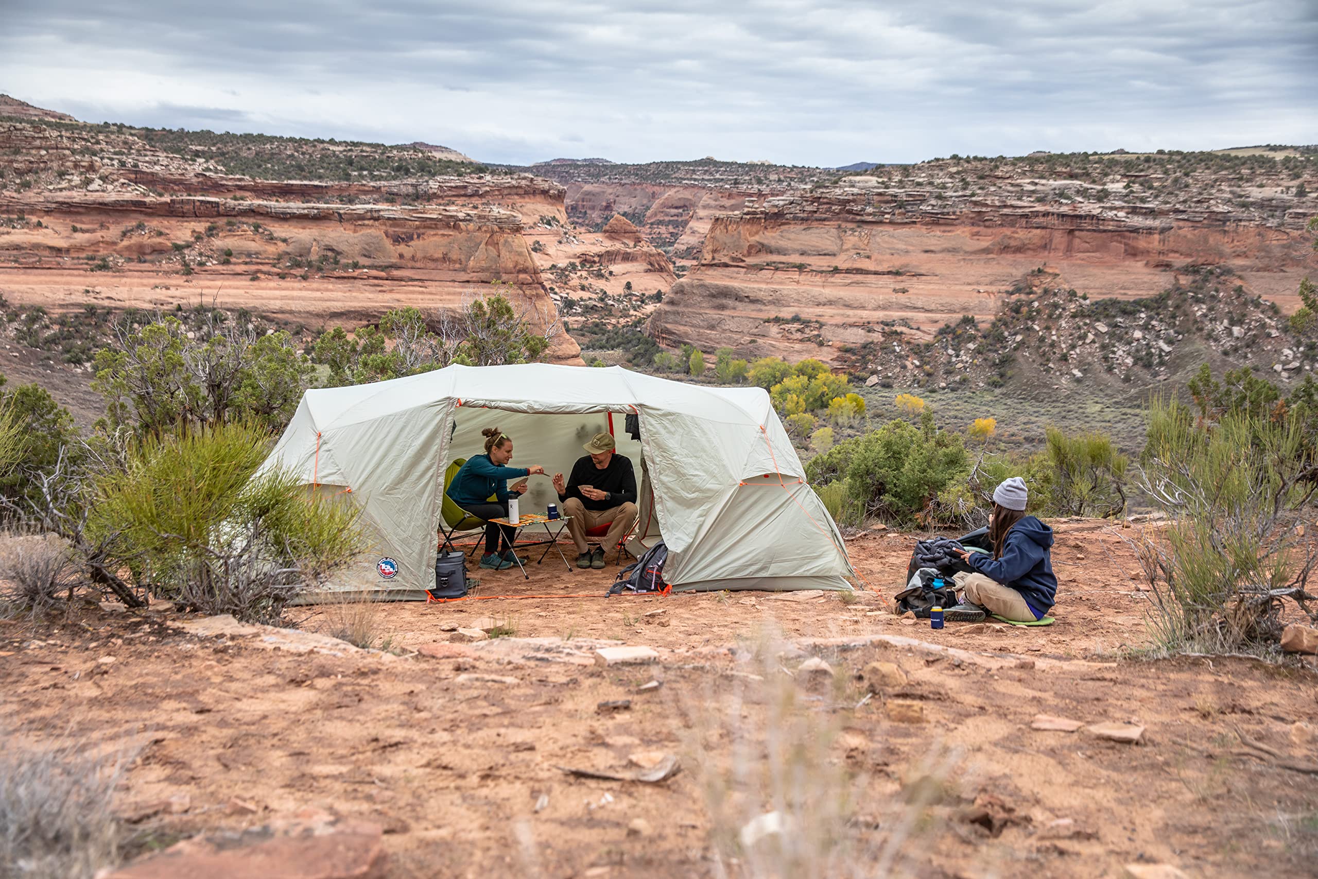 Big Agnes Wyoming Trail Camp Tent, 4 Person (Olive)