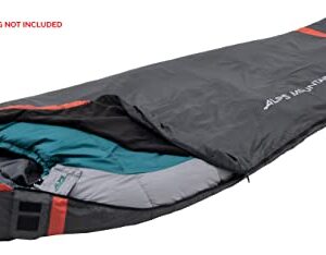 ALPS Mountaineering Wisp Sleeping Bag - Charcoal/Red