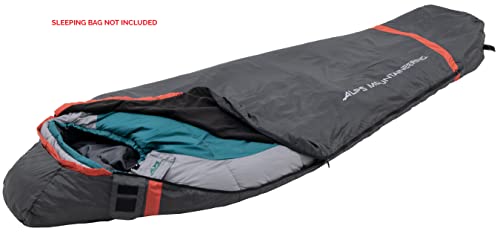 ALPS Mountaineering Wisp Sleeping Bag - Charcoal/Red