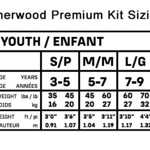 SHERWOOD Code Premium Youth Hockey Kit, Large