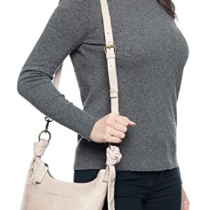 Frye Womens Nora Knotted Crossbody Bag, Cream, One Size US