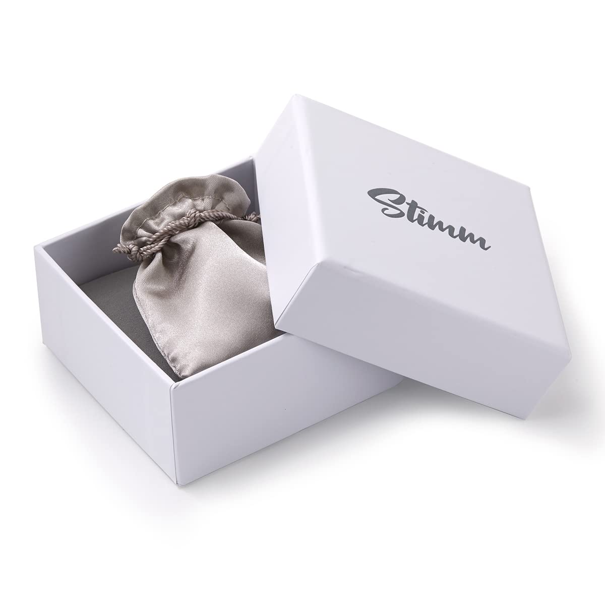 Stimm Silver Heart Necklace, with Chime, Anxiety Relief Stress Relief Jewelry Teens Adults, Fidget Necklace Women