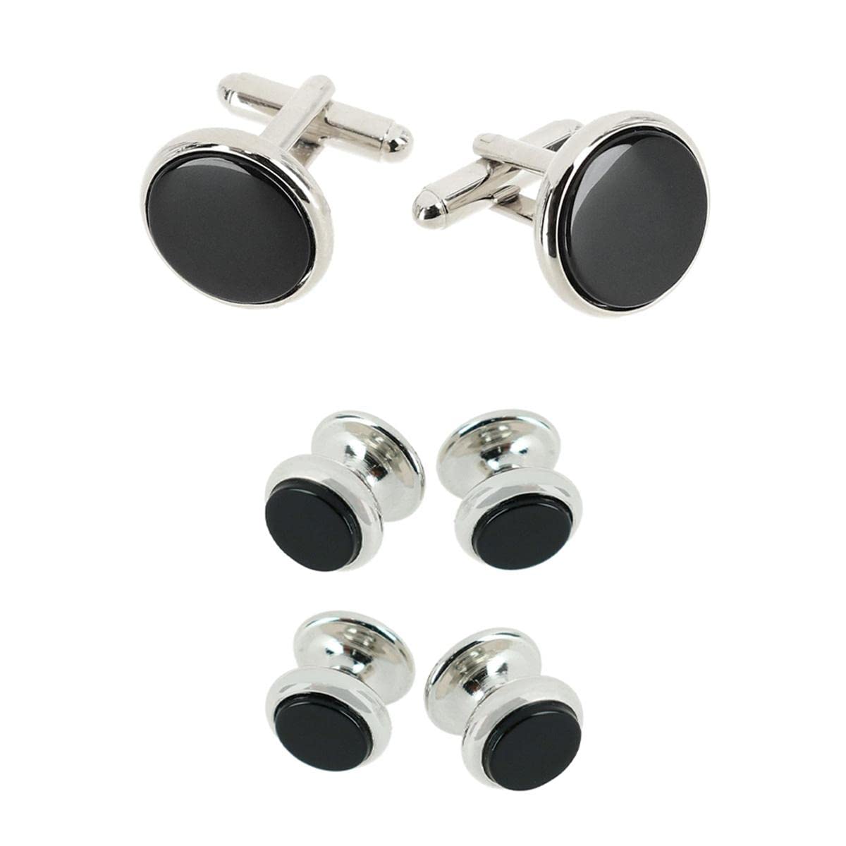 Sutton Genuine Onyx Formal Set (Cufflinks & Tuxedo Studs)