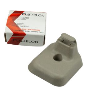 RLB-HILON Sun Visor Holder Retainer Clip AL3Z1504132AA Compatible with Ford F150 2009 to 2014 Year, Beige-Gray Color, 1PC