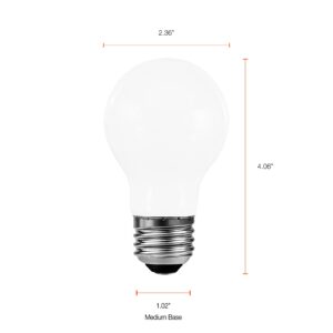 Sylvania Reduced Eye Strain A19 LED Light Bulb, 40W = 5.5W, 13 Year, Dimmable, Frosted, 5000K, Daylight - 1 Pk